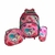 Kit Mochila Frozen com Rodinhas, Estojo e Lancheira