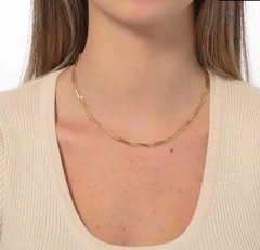 Choker Três Fios Banhado a Ouro 18k - comprar online