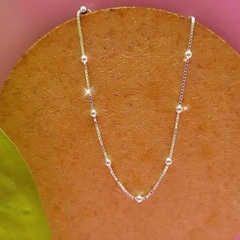 Pulseira Bolinhas Prata Pura 925