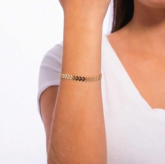 Pulseira Flechas Banhada a Ouro 18k - comprar online