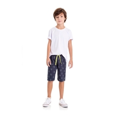 Bermuda Infantil Estampada Coqueiro - comprar online