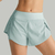 Short Esportivos Femininos Push Up Biker Respirável, Perneiras Duplas, com Bolso