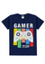 Conjunto Gamer - Azul e Cinza Claro - comprar online