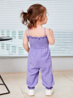 Conjunto de niña mono con tirante - comprar online