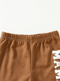 Bebé niño 3 piezas Pantalones deportivos con estampado de MAMA'S 2024 - tienda online