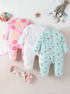 Set de 3 Body Pijama manga larga 2024 - comprar online