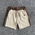 Conjunto Syna Pipe Hoodie & Shorts Brown & Beige