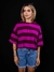 Cropped Listrado Over - comprar online