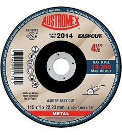 25 Pz Disco De Corte 4-1/2x0,040x7/8 2014 Austromex Fino