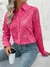 Camisa Feminina Bordada em Laise - Pink na internet