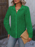 Camisa Feminina em Lese Estilo Único - Verde