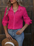 Camisa Feminina em Lese Estilo Único - Pink - loja online