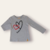 REMERA CUORE GREY