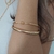 Bracelete Liso Redondo Folheado em Ouro 18k (PL0033)