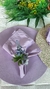 Conjunto Mesa Posta 6 Lugares Sousplat LILAS. - comprar online