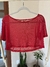 CROPPED TULE VERMELHO