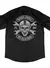 Camisa Workshirt Preta Rebel Skull 1% MC Mecânico Old School