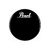 Parche Pearl 22" Protone Head Coated Negro Con Logo