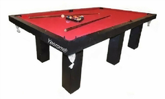 Mesa de pool Multifuncion Pool 254 x 148 + Ping Pong + Comedor + Bancos + Accesorios de regalo