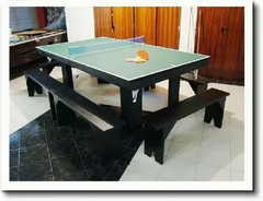 Mesa de pool Multifuncion Pool 180 x 110 + Ping Pong + Comedor + Bancos + Accesorios de regalo - (copia) - comprar online