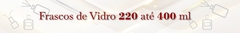 Banner da categoria Frasco de Vidro 220 à 400ml