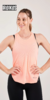 MUSCULOSA DEPORTIVA CALADA SALMON FLUOR