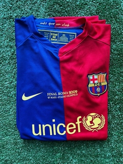 Camiseta Barcelona Messi 2009 (Detalle final de champions 09) - Full Casacas