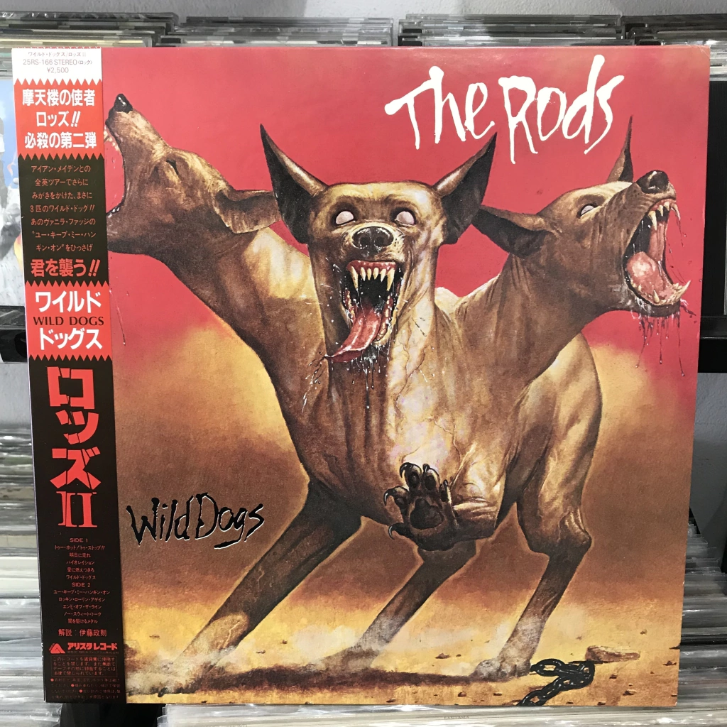 LP THE RODS - WILD DOGS (JAPAN)