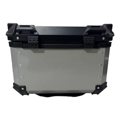 BAU ALUMINIO CROMADO OUTBACK TRASEIRO 55L TOP CASE C/ FORRO - Strada Moto Parts