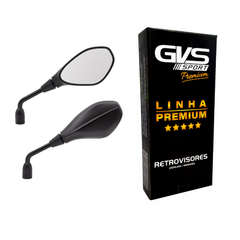 RETROVISOR GS650 F800 (PAR) - (H) LENTE CONVEXA FUME PREMIUM