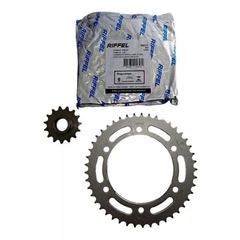 KIT TRANSMISSAO (RELACAO) YS 250 FAZER - ACO 1045 TITANIUM - comprar online