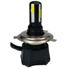 LAMPADA FAROL C/REATOR 4 LED H7 UNIVERSAL 4400 LUMENS