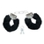 Algema de Metal Pelúcia Revestida Fur Love Cuffs Sexy Import - comprar online