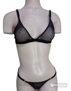 CONJUNTO DE NEGRO DE RED Y LESS 005