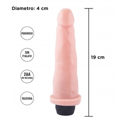 Vibrador Piel 19 x 4 cm