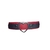 COLLAR ECOCUERO ROJO Y NEGRO CON CORAZON - comprar online