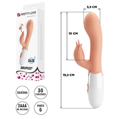 Estimulador De Punto G Con Vibrador De Clitoris Y 30 Vibraciones bloody mary