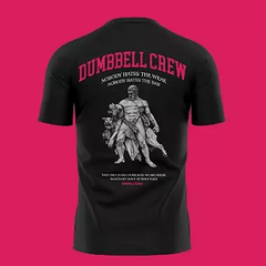 CAMISETA OVERSIZED DUMBBELL FAMILY PRETA