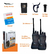 Kit 2 Radio Walk Talk Comunicador 16 Ch 12km Baofeng 777s Ht - comprar online