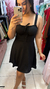 Vestido soltinho preto - Dona onça fashion