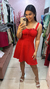 Vestido soltinho vermelho