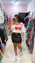 Imagem do Blusa cropped estampa cereja