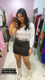 Short saia Feminino courino - loja online