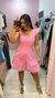 Vestido soltinho rosa na internet