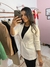 Blazer alfaiataria branco - Dona onça fashion