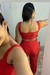 Conjunto Elegance feminino Vermelho na internet