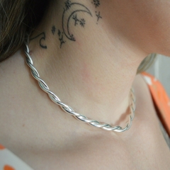 Choker aro trançado