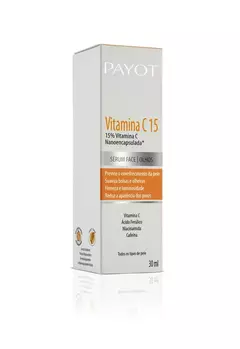 SÉRUM VITAMINA C15 30ML - PAYOT - Aconchego