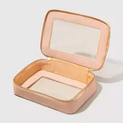 Nécessaire Nude com Transparência - Crystal Case na internet