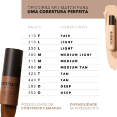 Imagem do Base Líquida Média Semi-Matte – Skin Foundation 400m Océane Edition 35ml